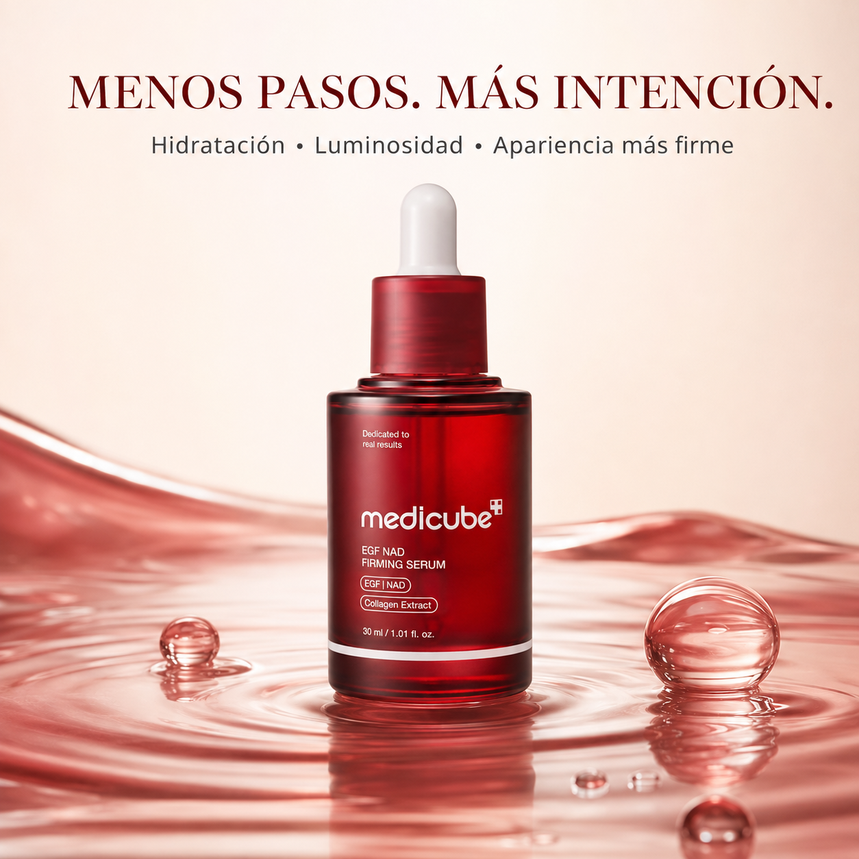 Medicube EGF NAD+ Firming Serum | Sérum facial y cuello 30 ml