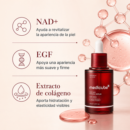 Medicube EGF NAD+ Firming Serum | Sérum facial y cuello 30 ml
