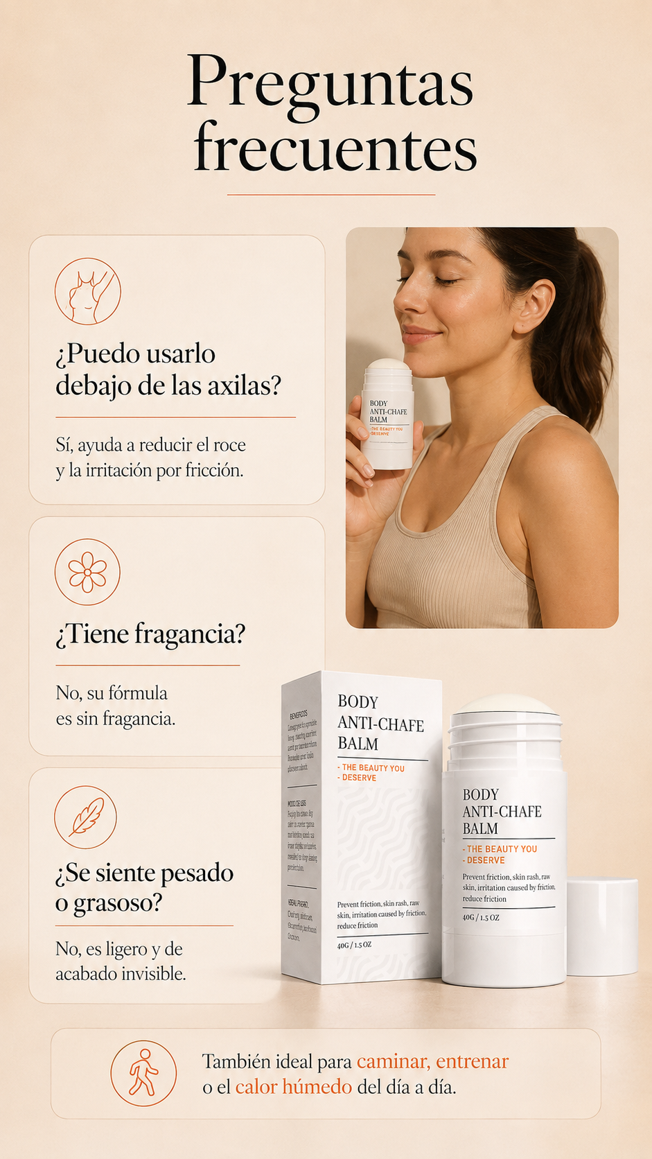 Body Antichafe Balm - Bálsamo Anti Fricción