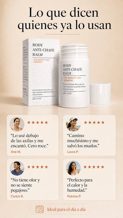 Body Antichafe Balm - Bálsamo Anti Fricción