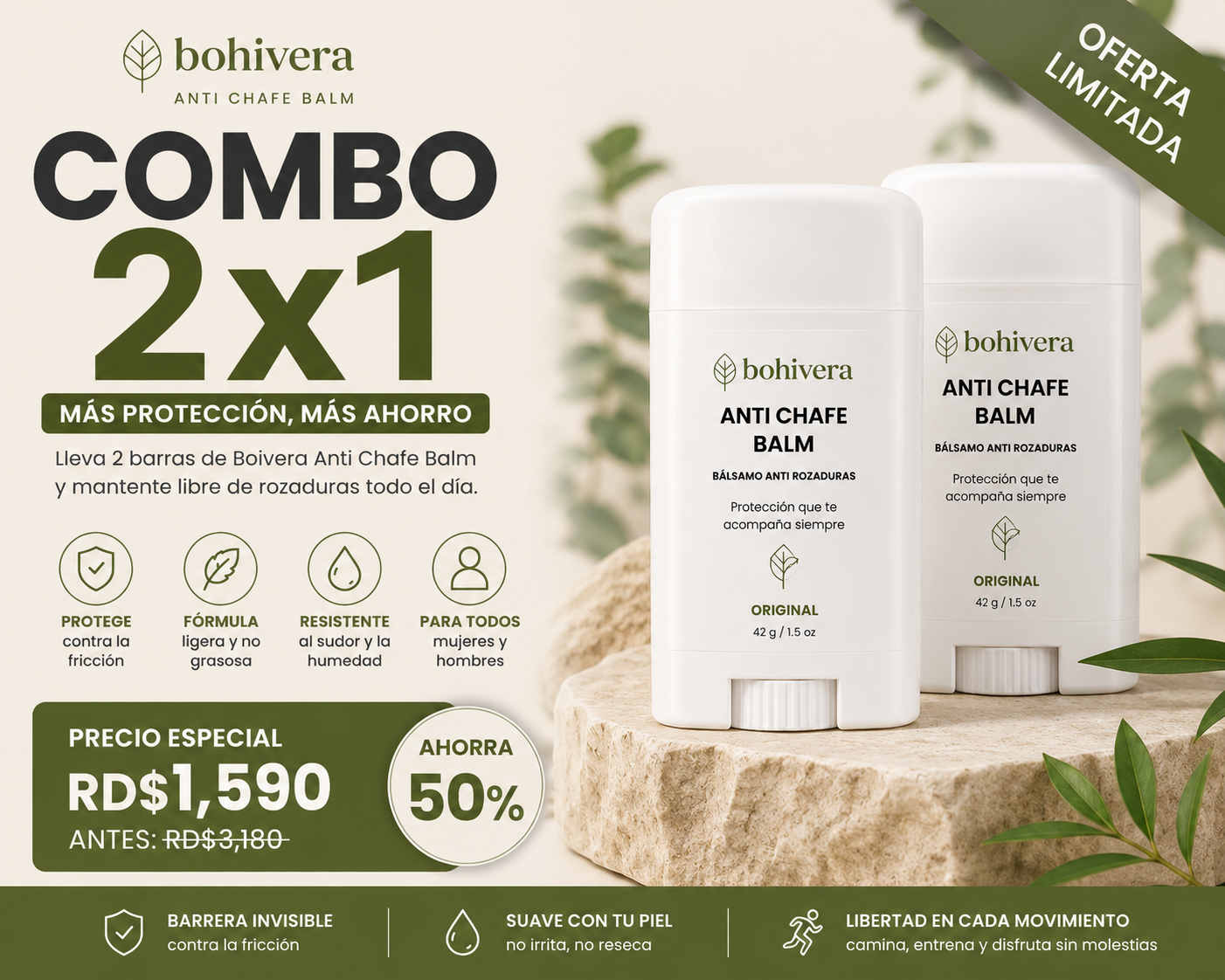 Balsamo Anti-Fricción 2x1