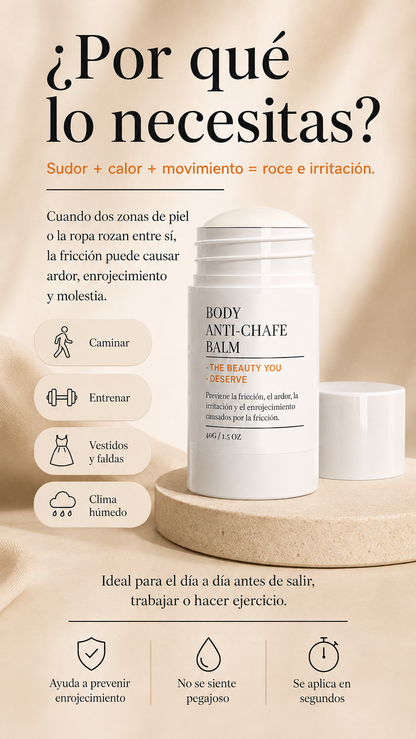 Body Antichafe Balm - Bálsamo Anti Fricción