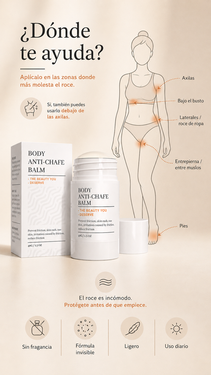 Body Antichafe Balm - Bálsamo Anti Fricción