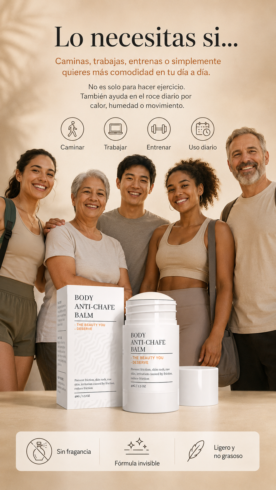 Body Antichafe Balm - Bálsamo Anti Fricción