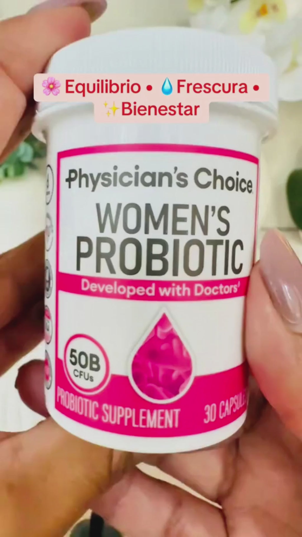 Probiótico para Mujeres Physician’s Choice – 2 Meses de Bienestar Digestivo